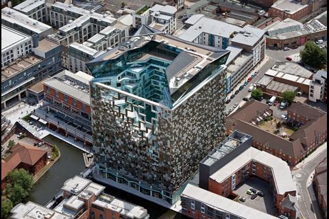 The Cube makes a bold impact on its local townscape